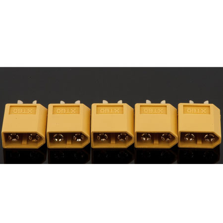 5PCS Male XT60 / XT-60 Battery Bullet Connectors Plug