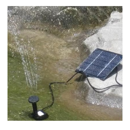 Solar Power Fountain Pool Water Pump Garden Plants Sun plants watering outdoor
