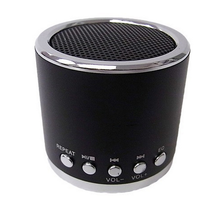 MN01 Mini Speaker TF card\MP3\USB player speakers Black Universal 3.5mm