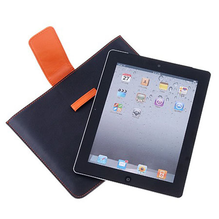 Protective Leather Case Bag Cover For Apple iPad 2