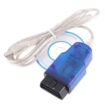 USB OBD-II-2 KKL 409.1 OBD2 Cable VAG-COM for VW/AUDI