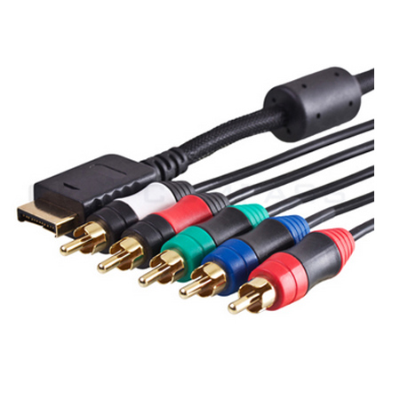 Component AV Video-Audio Cable Set for PlayStation 3 & PS 2