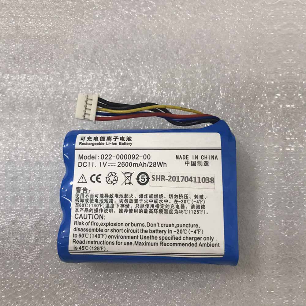 different 022-000092-00 battery