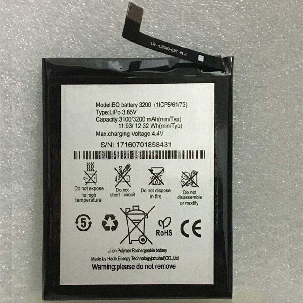 different 3200(1ICP5/61/73) battery