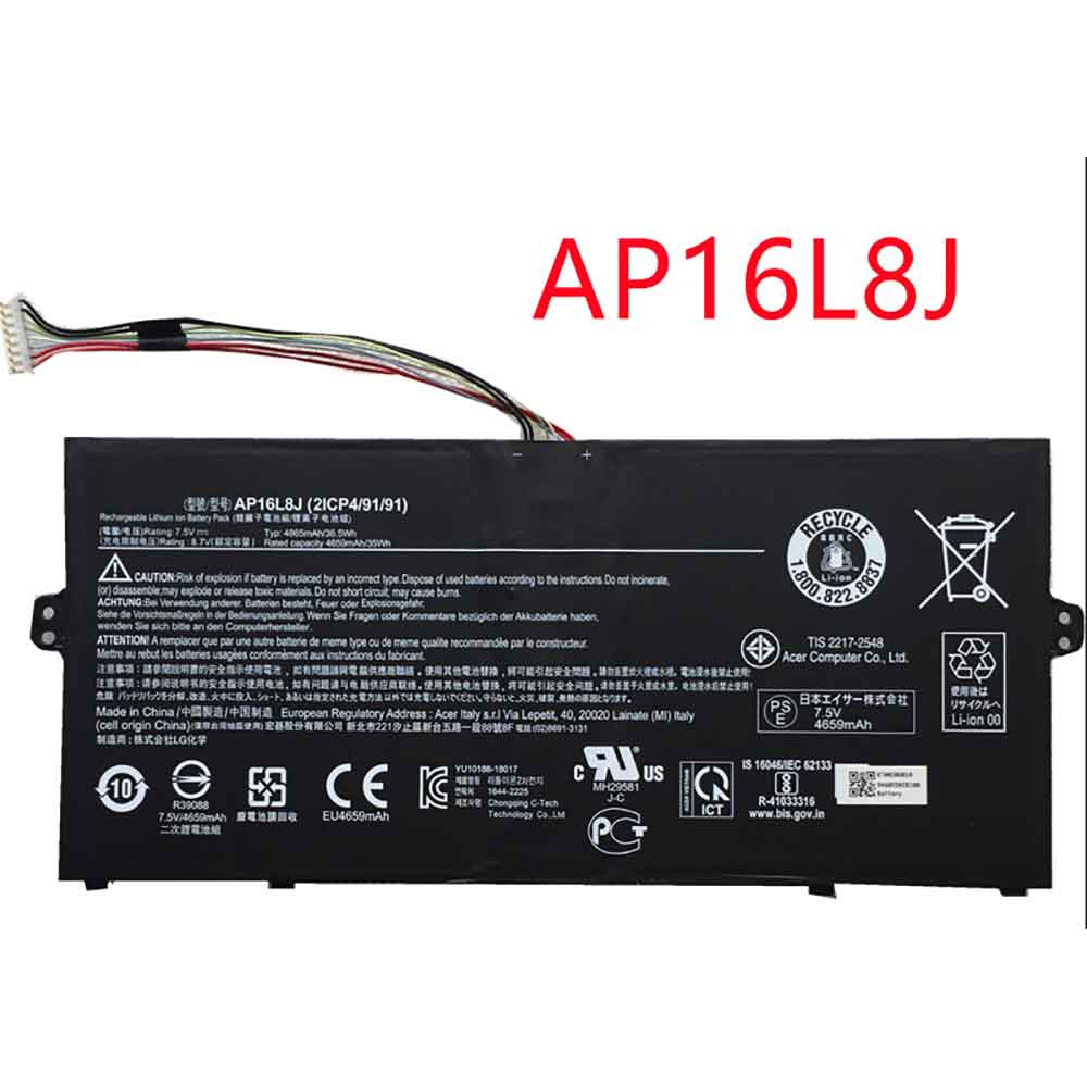 replace AP16L8J battery