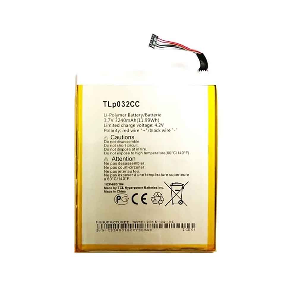 replace TLp032CC battery