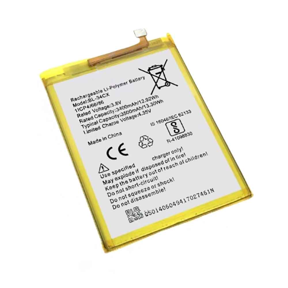 BL-34CX Replacement  Battery