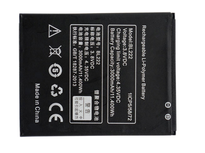 BL222 Replacement  Battery