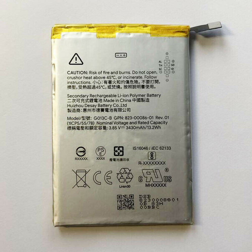 replace G013C-B battery