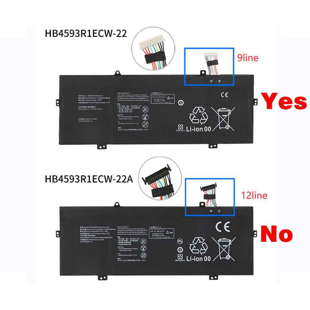 replace HB4593R1ECW-22 battery
