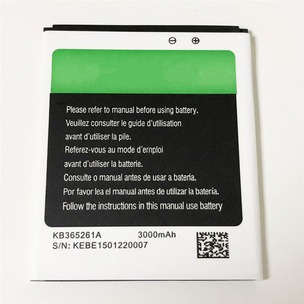 KB365261A Replacement  Battery