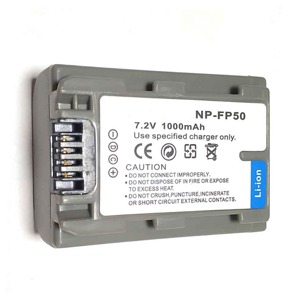 different NP-FP50 battery