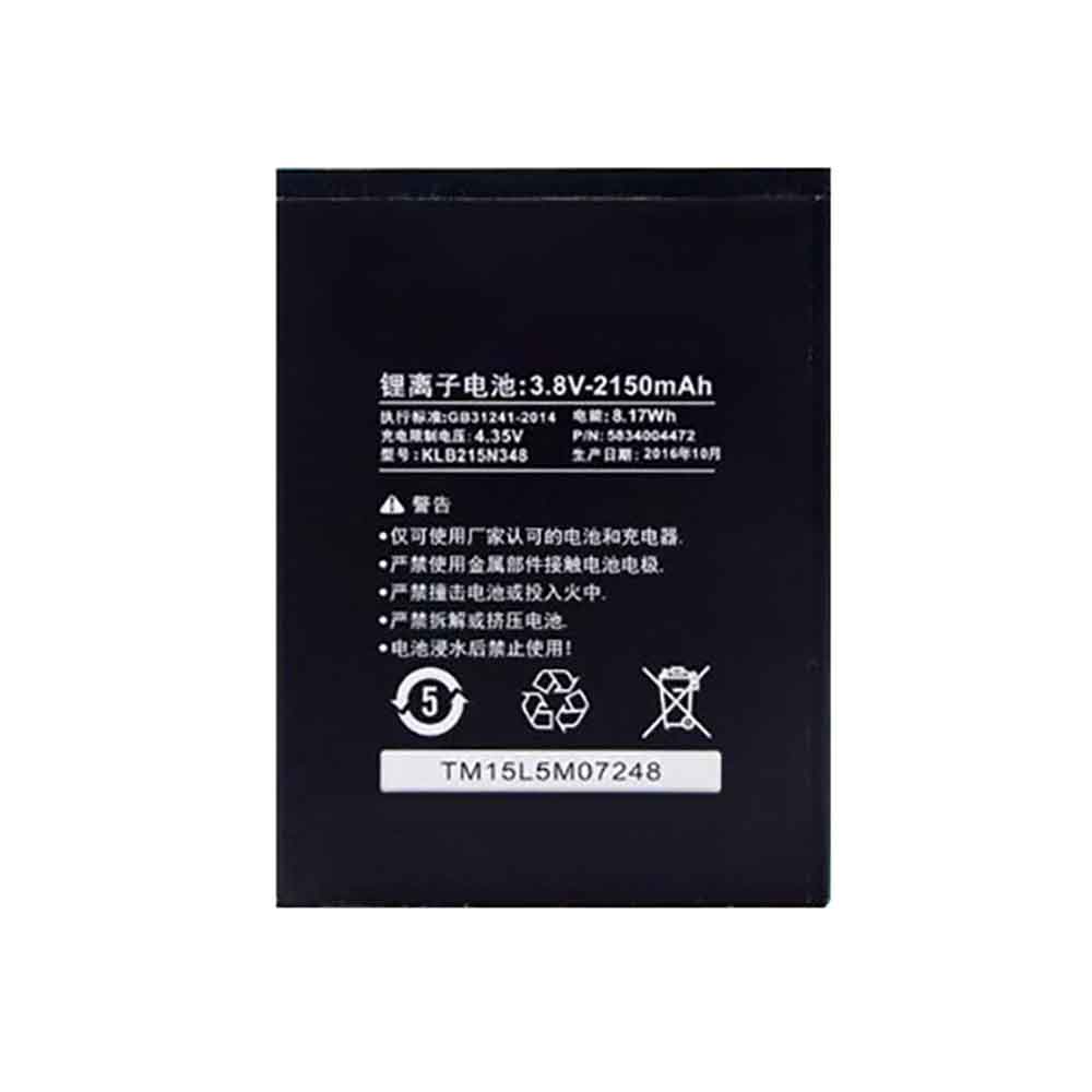 KLB215N348 Replacement  Battery