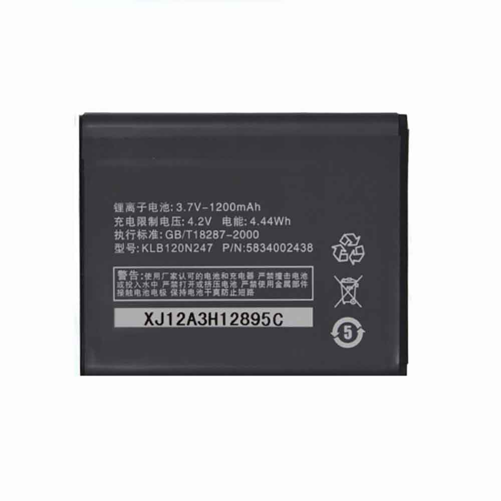 replace KLB120N247 battery