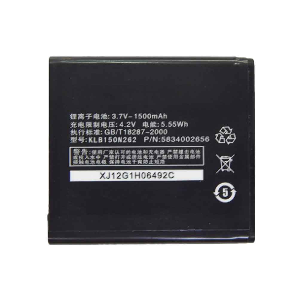 KLB150N262 Replacement  Battery