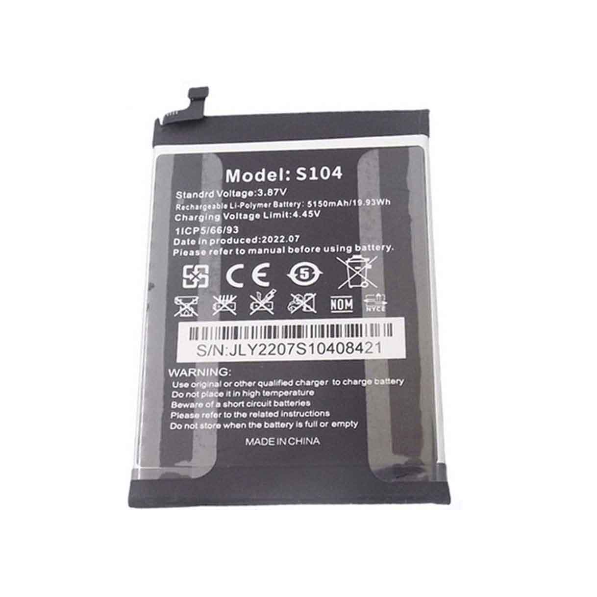 replace S104 battery