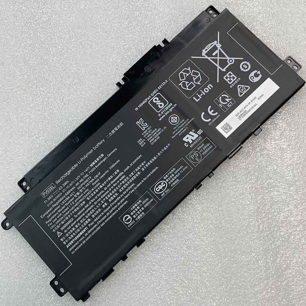 replace PV03XL battery
