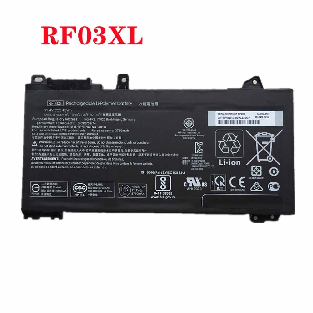 replace RF03XL battery