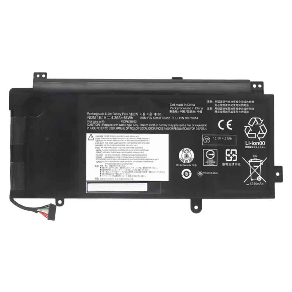 00HW008 Replacement laptop Battery