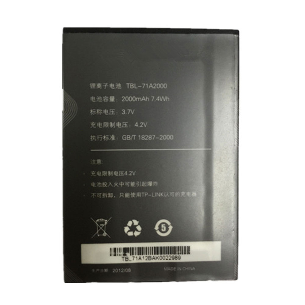 TBL-71A2000 Replacement  Battery