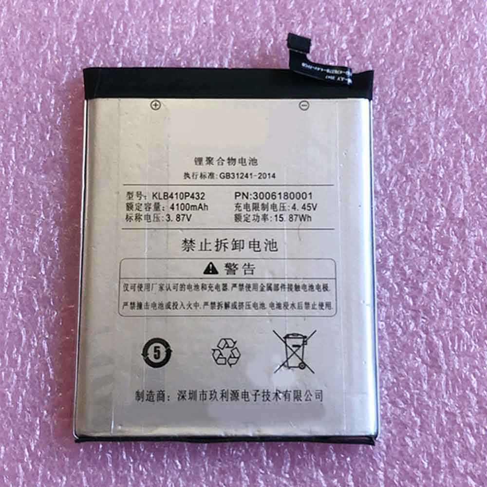 different KLB410P432 battery