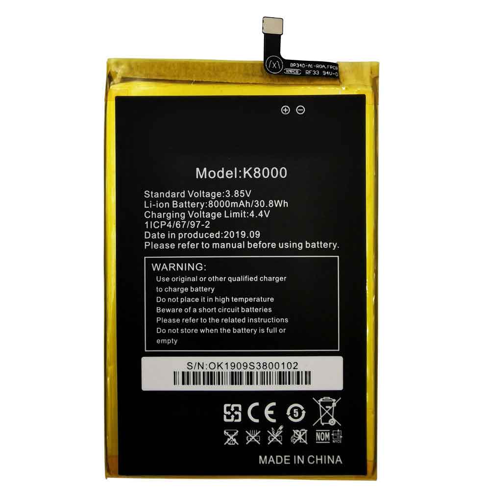 replace K8000 battery