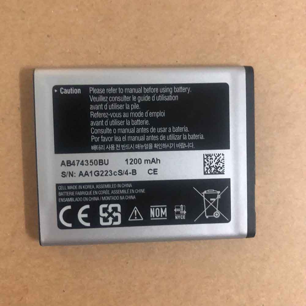 replace AB474350BU battery